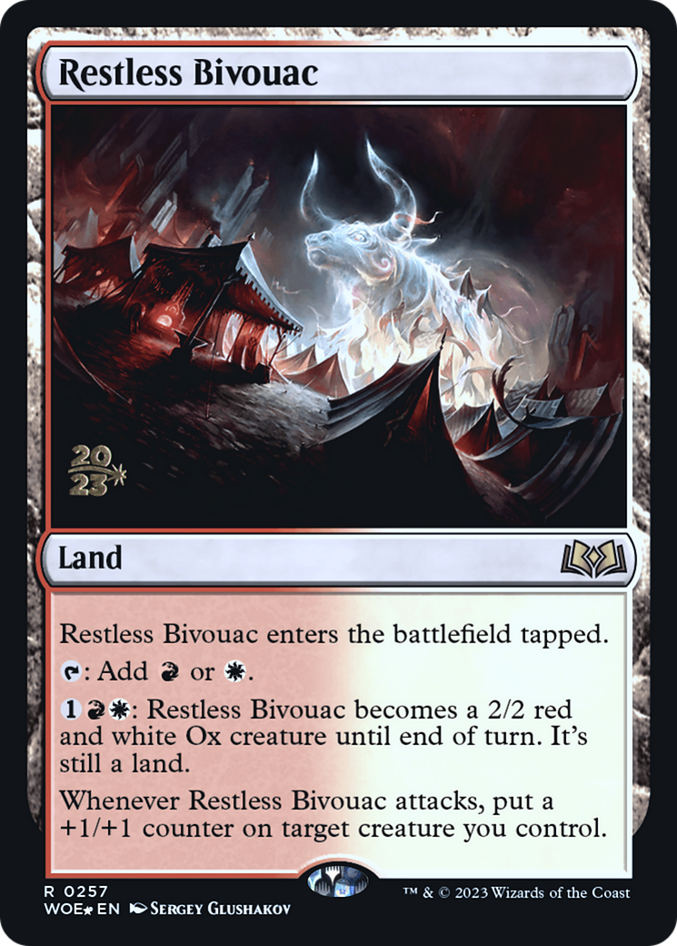 {@R} Restless Bivouac [Wilds of Eldraine Prerelease Promos][PR WOE 257]