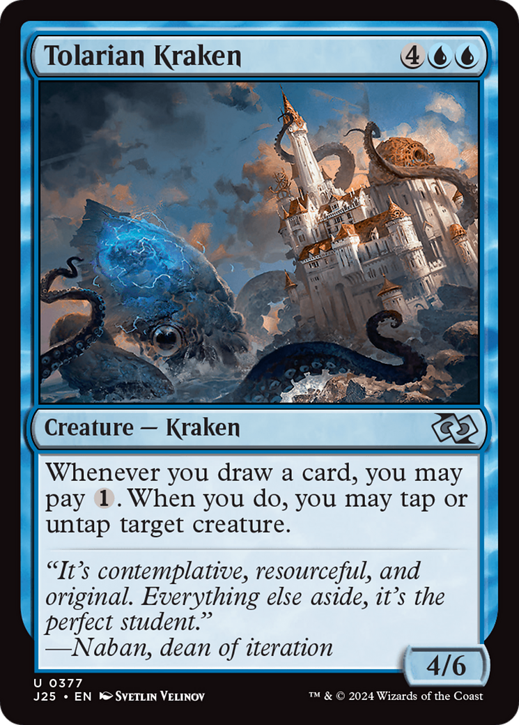 {C} Tolarian Kraken [Foundations Jumpstart][J25 377]