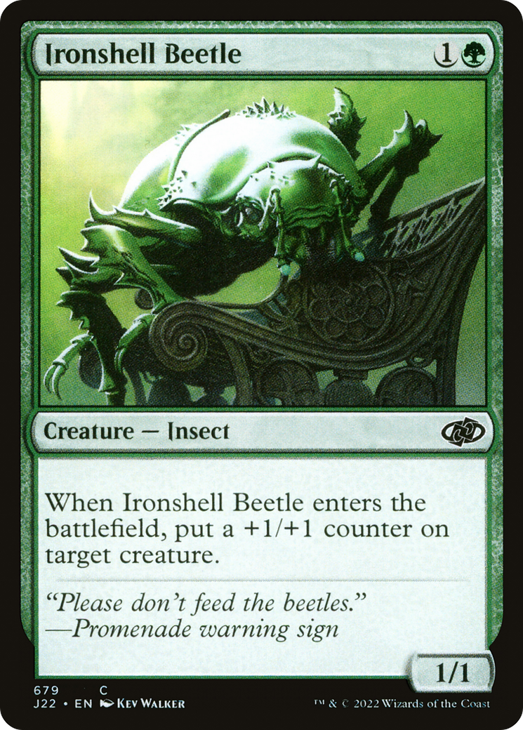 {C} Ironshell Beetle [Jumpstart 2022][J22 679]