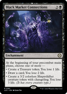 {R} Black Market Connections [The Lost Caverns of Ixalan Commander][LCC 181]