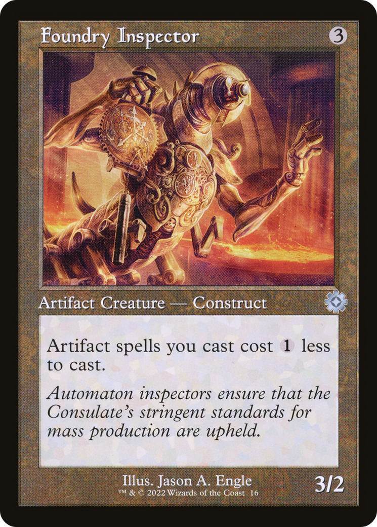 {C} Foundry Inspector (Retro) [The Brothers' War Retro Artifacts][BRR 016]