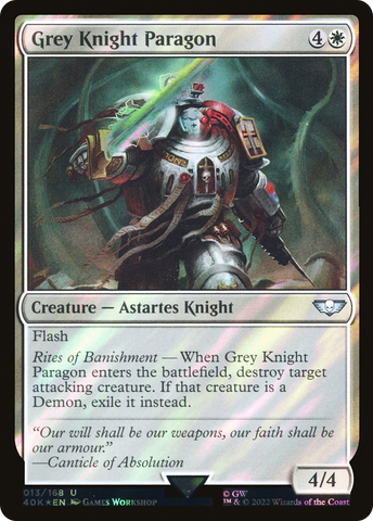 {C} Grey Knight Paragon (Surge Foil) [Universes Beyond: Warhammer 40,000][SF 40K 013]