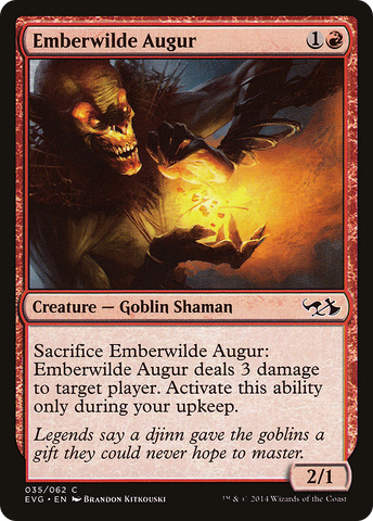 {C} Emberwilde Augur (Elves vs. Goblins) [Duel Decks Anthology][EVG 035]