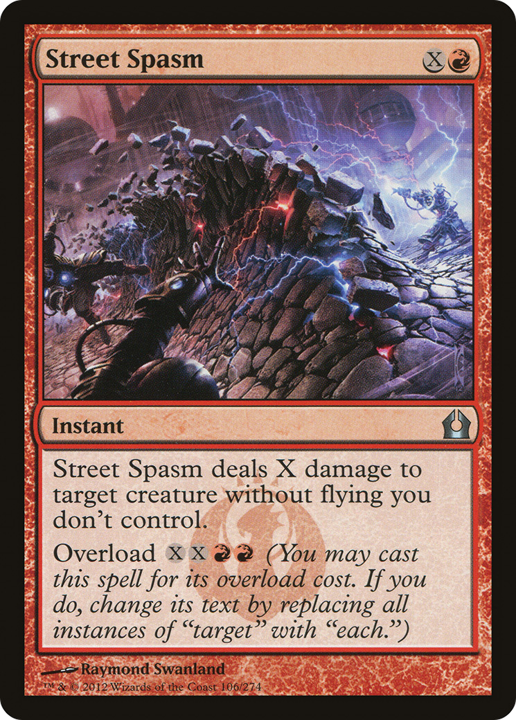{C} Street Spasm [Return to Ravnica][RTR 106]
