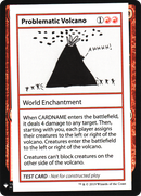 {R} Problematic Volcano [Mystery Booster Playtest Cards][CON CMB1 060]