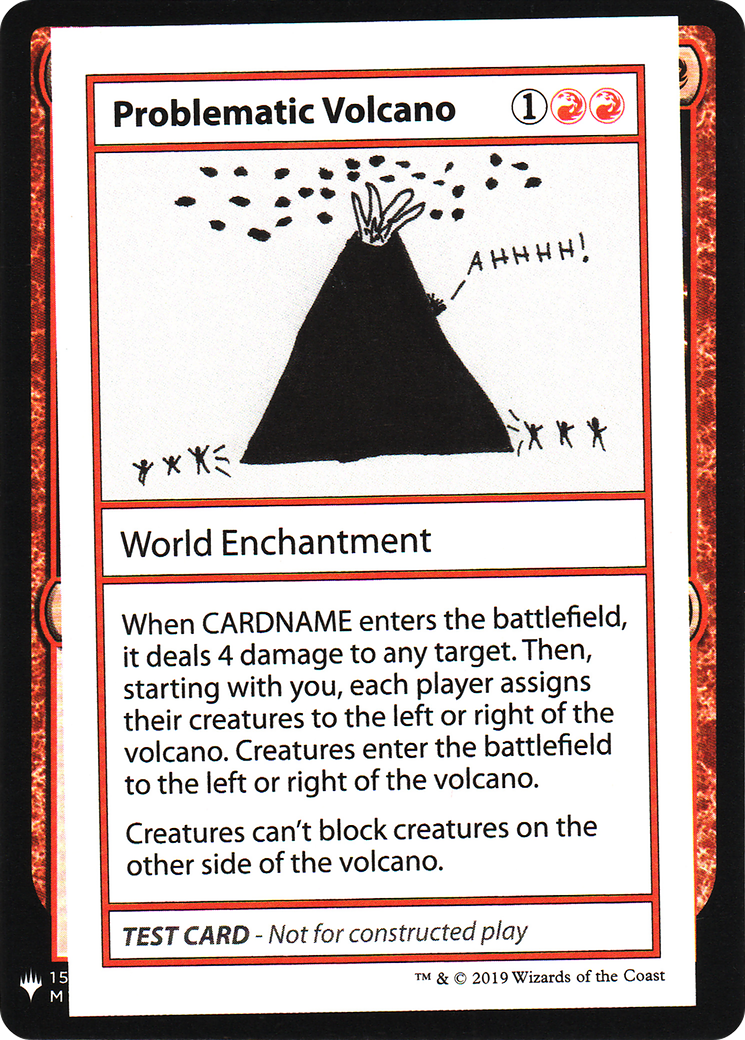 {R} Problematic Volcano [Mystery Booster Playtest Cards][CON CMB1 060]
