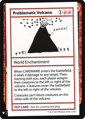 {R} Problematic Volcano [Mystery Booster Playtest Cards][CON CMB1 060]