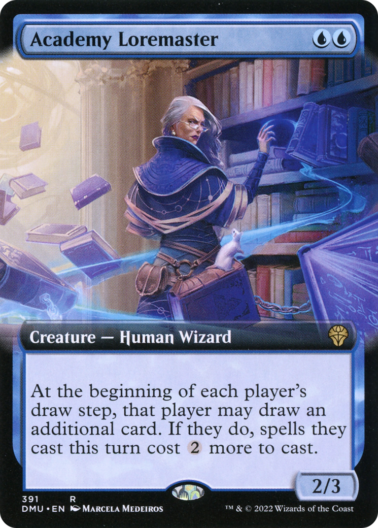 {R} Academy Loremaster (Extended Art) [Dominaria United][DMU 391]