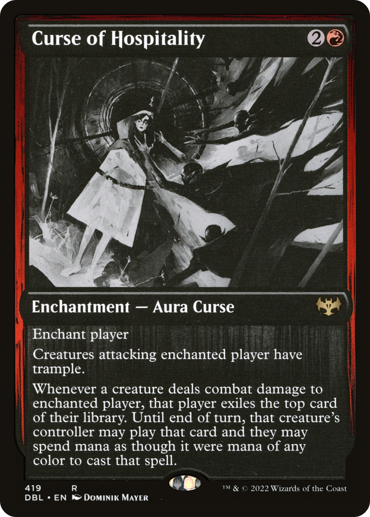 {R} Curse of Hospitality [Innistrad: Double Feature][DBL 419]