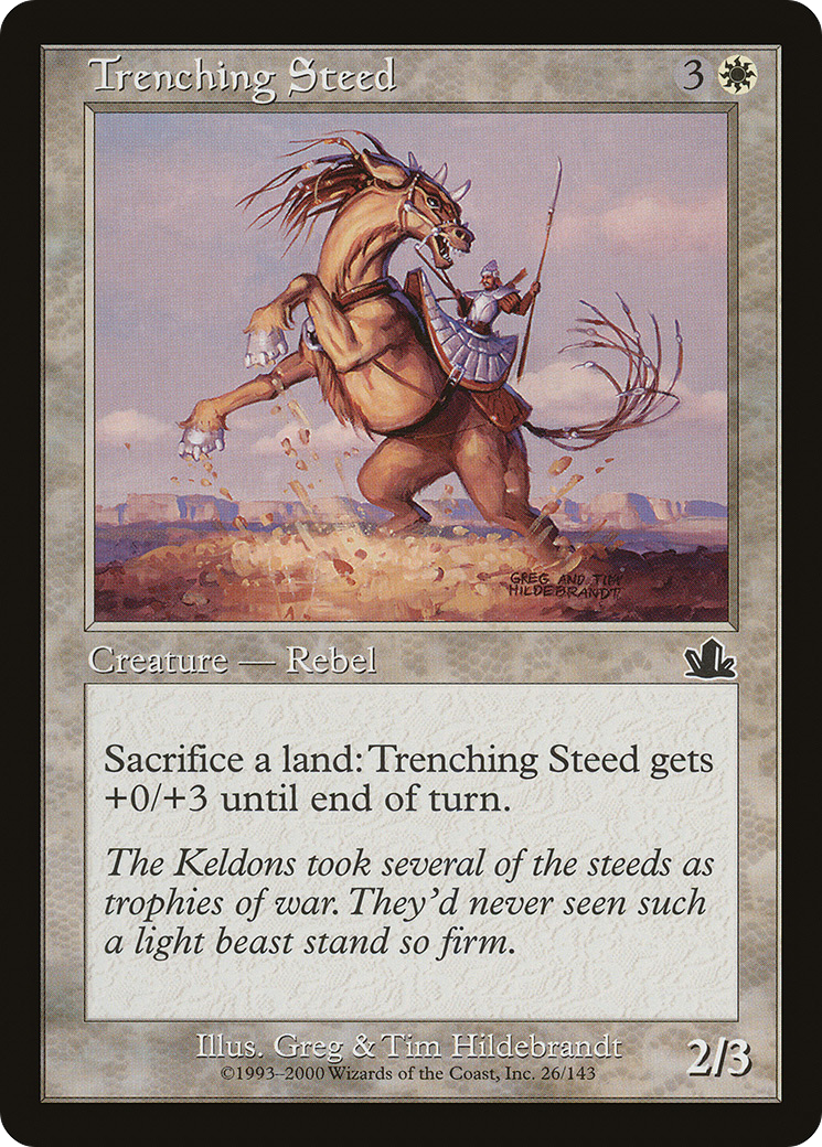 {C} Trenching Steed [Prophecy][PCY 026] - Misty Mountain Games