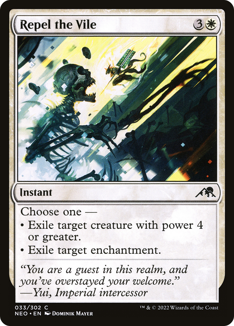{C} Repel the Vile [Kamigawa: Neon Dynasty][NEO 033]