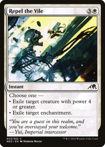 {C} Repel the Vile [Kamigawa: Neon Dynasty][NEO 033]