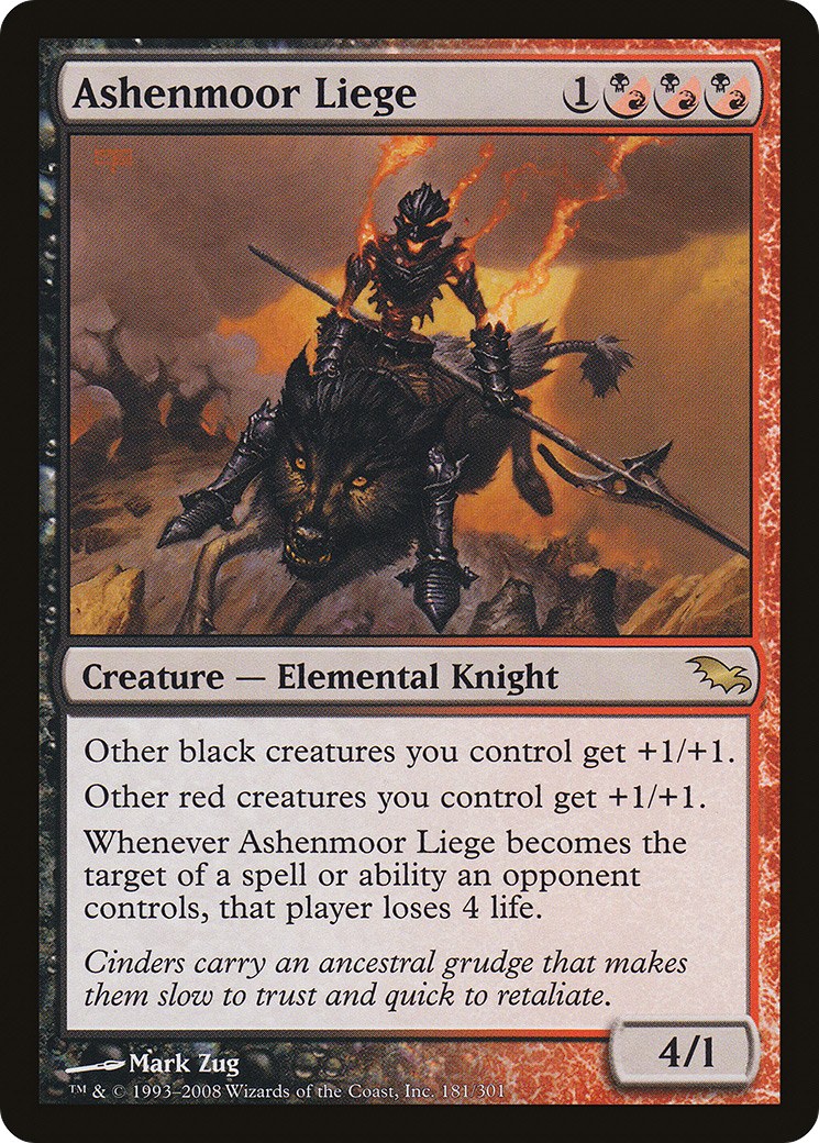 {R} Ashenmoor Liege [Shadowmoor][SHM 181] - Misty Mountain Games