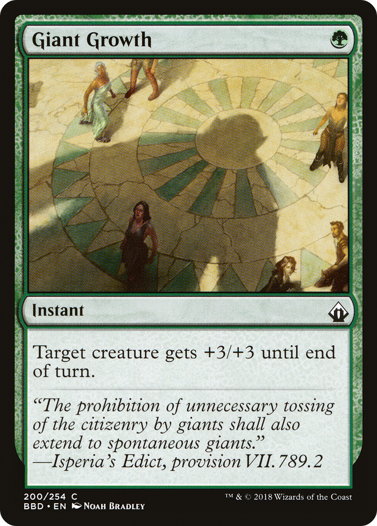 {C} Giant Growth [Battlebond][BBD 200]
