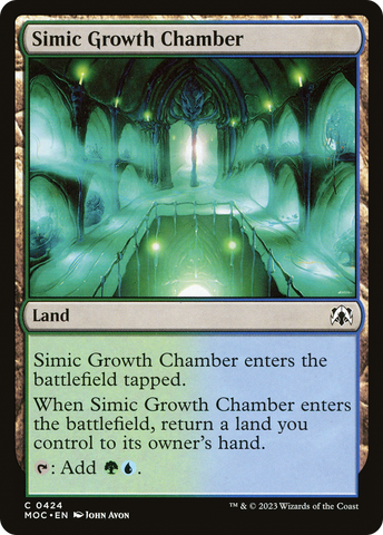 {C} Simic Growth Chamber [March of the Machine Commander][MOC 424]