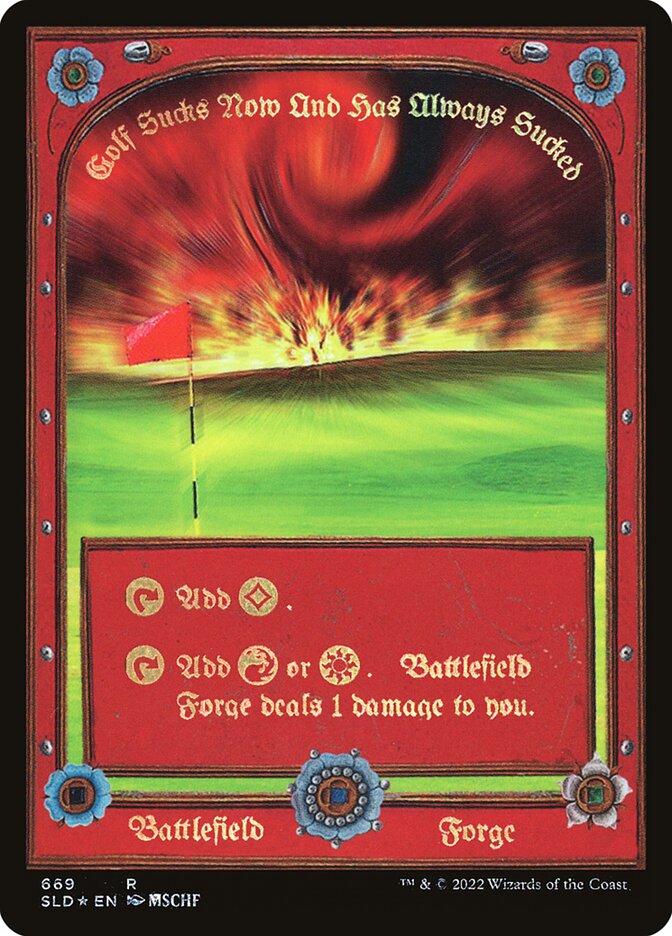 {R} Plains // Battlefield Forge [Secret Lair Drop Promos][SLD 670]