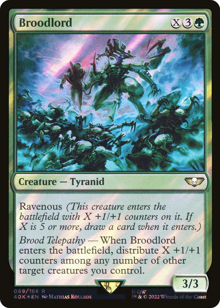 {R} Broodlord (Surge Foil) [Universes Beyond: Warhammer 40,000][SF 40K 089]