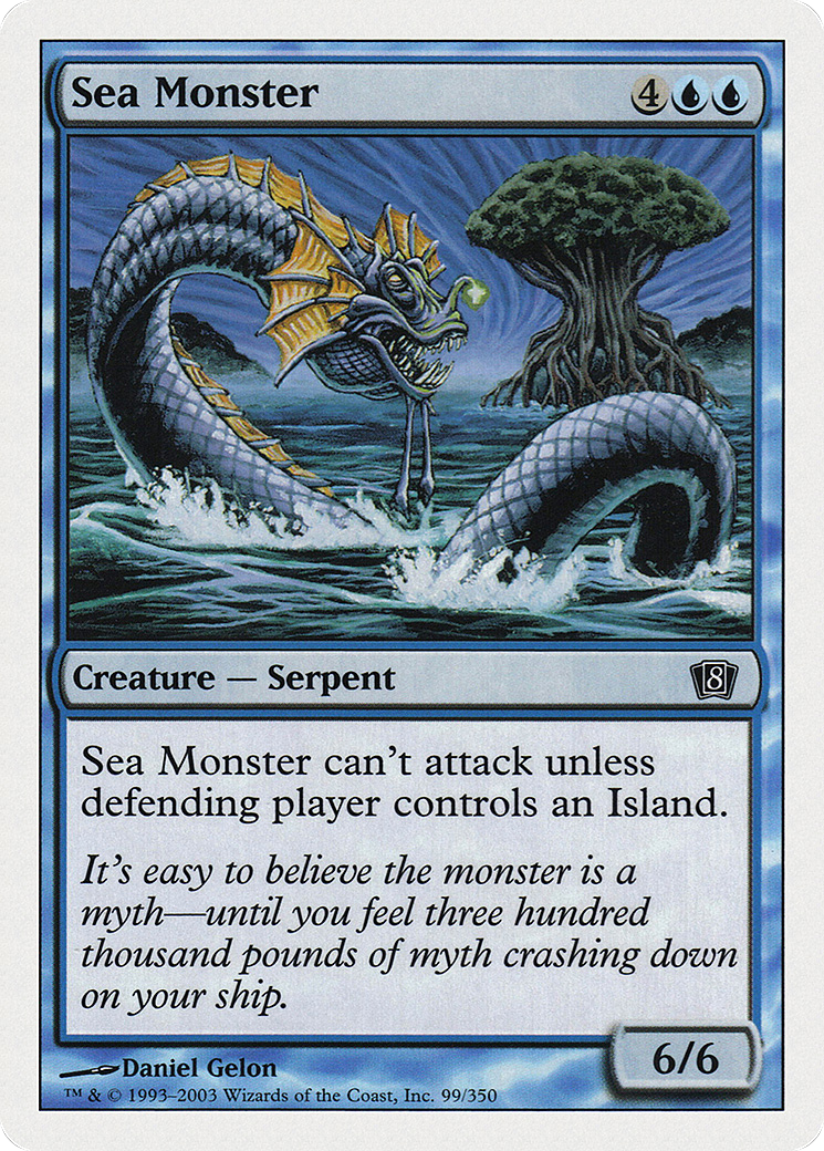 {C} Sea Monster [Eighth Edition][8ED 099]