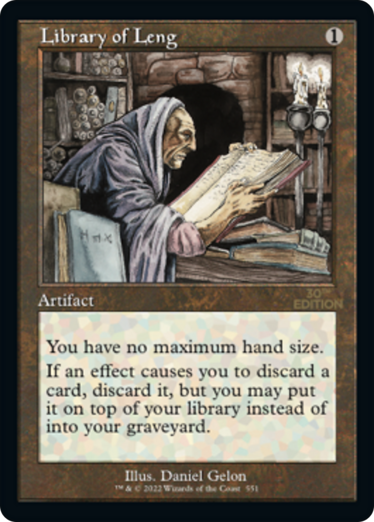 {C} Library of Leng (Retro) [30th Anniversary Edition][30A 551]