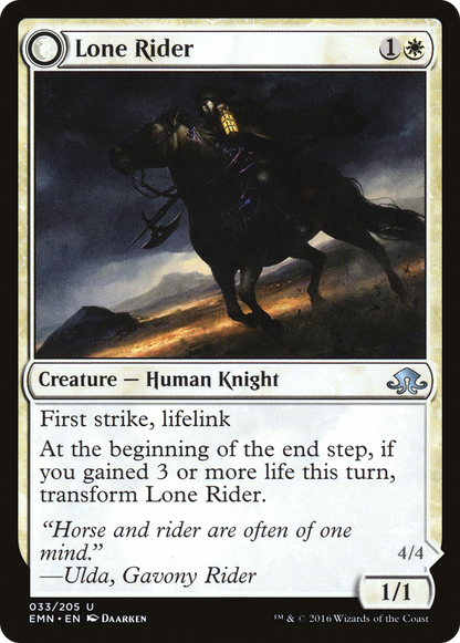 {C} Lone Rider // It That Rides as One [Eldritch Moon][EMN 033] - Misty Mountain Games