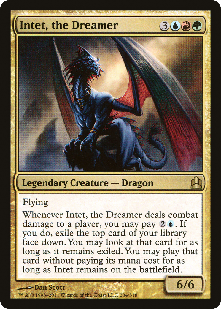 {R} Intet, the Dreamer [Commander 2011][CMD 204] - Misty Mountain Games