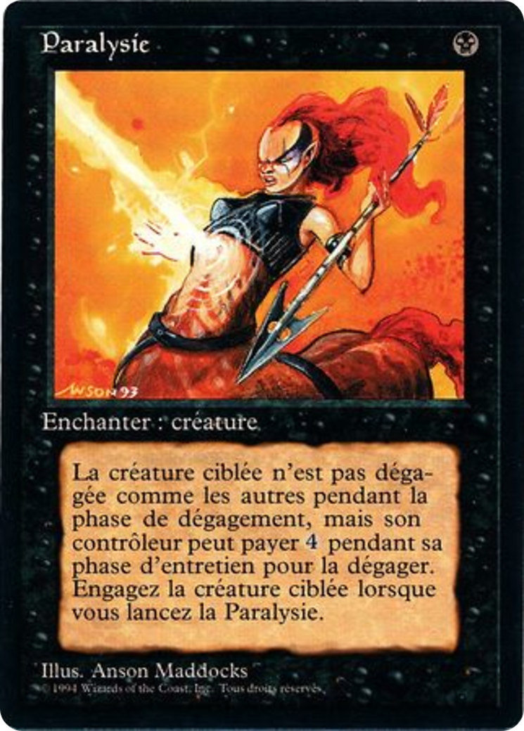 {F} Paralyze [Foreign Black Border][FBB 3ED 121]