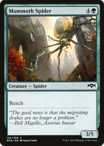 {C} Mammoth Spider [Ravnica Allegiance][RNA 132]