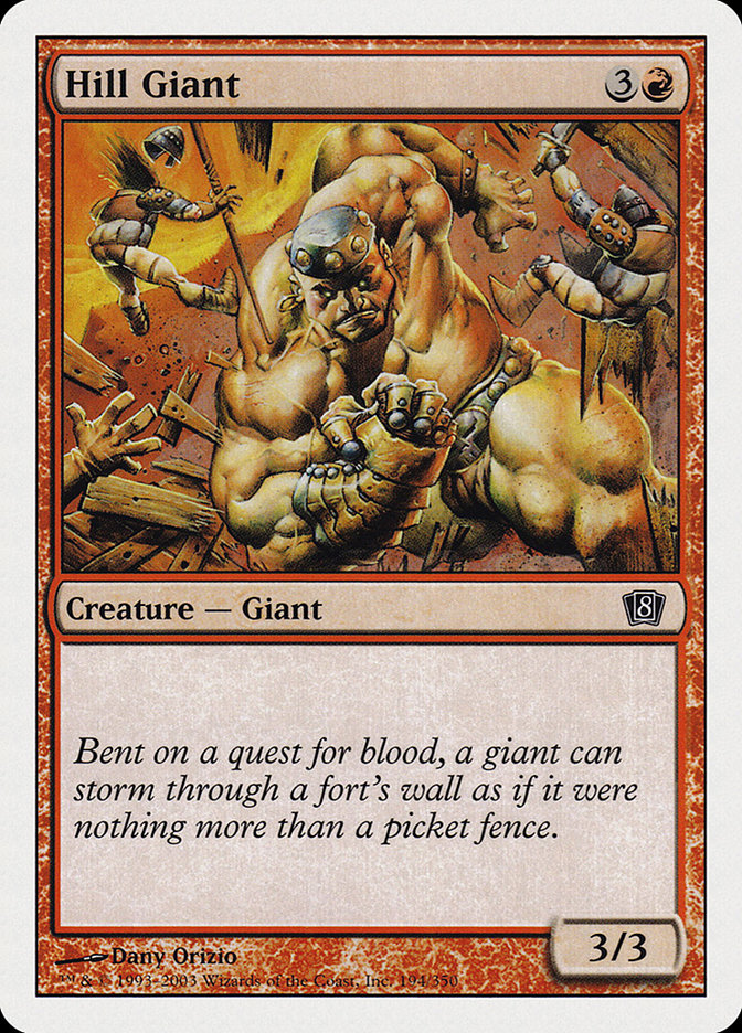 {C} Hill Giant [Eighth Edition][8ED 194]