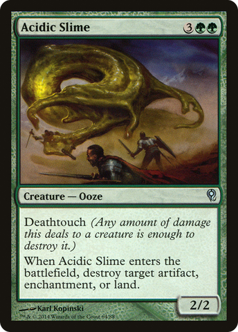 {C} Acidic Slime [Duel Decks: Jace vs. Vraska][DDM 064]