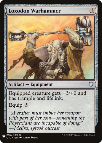{C} Loxodon Warhammer [Mystery Booster][LS C17 216]