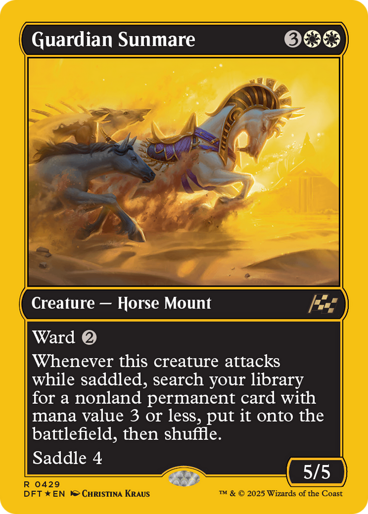 {@R} Guardian Sunmare (First-Place Foil) [Aetherdrift][DFT 429]