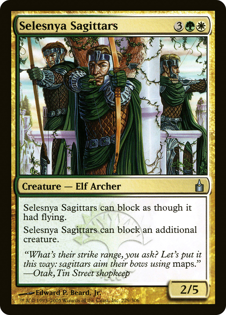 {C} Selesnya Sagittars [Ravnica: City of Guilds][RAV 229]