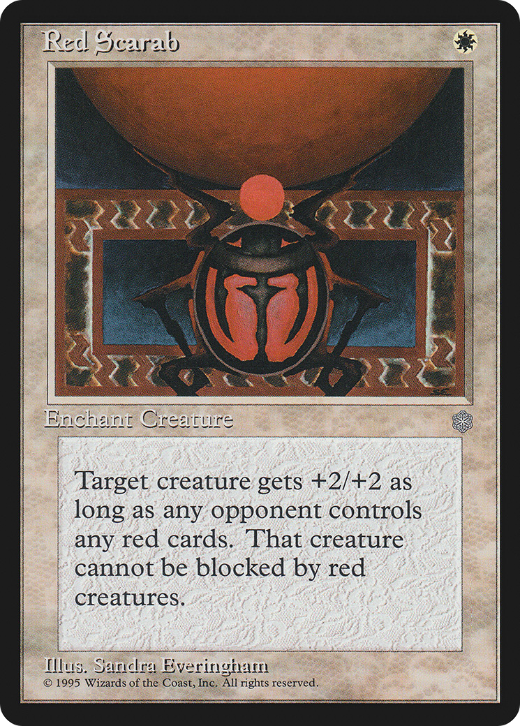 {C} Red Scarab [Ice Age][ICE 049]