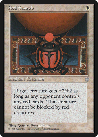 {C} Red Scarab [Ice Age][ICE 049]