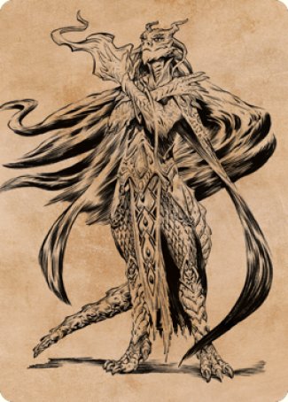 {A} Lozhan, Dragons' Legacy Art Card [Commander Legends: Battle for Baldur's Gate Art Series][ACLB 069]
