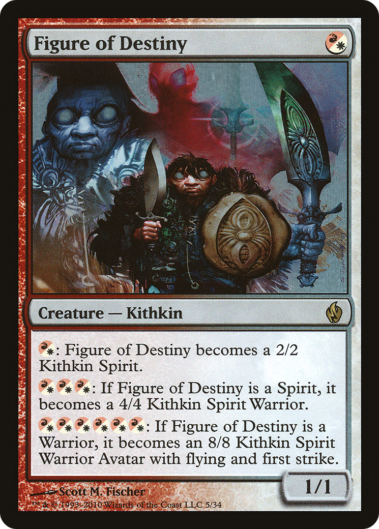 {R} Figure of Destiny [Premium Deck Series: Fire and Lightning][PD2 005]
