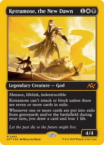 {@R} Ketramose, the New Dawn (First-Place Foil) [Aetherdrift][DFT 482]