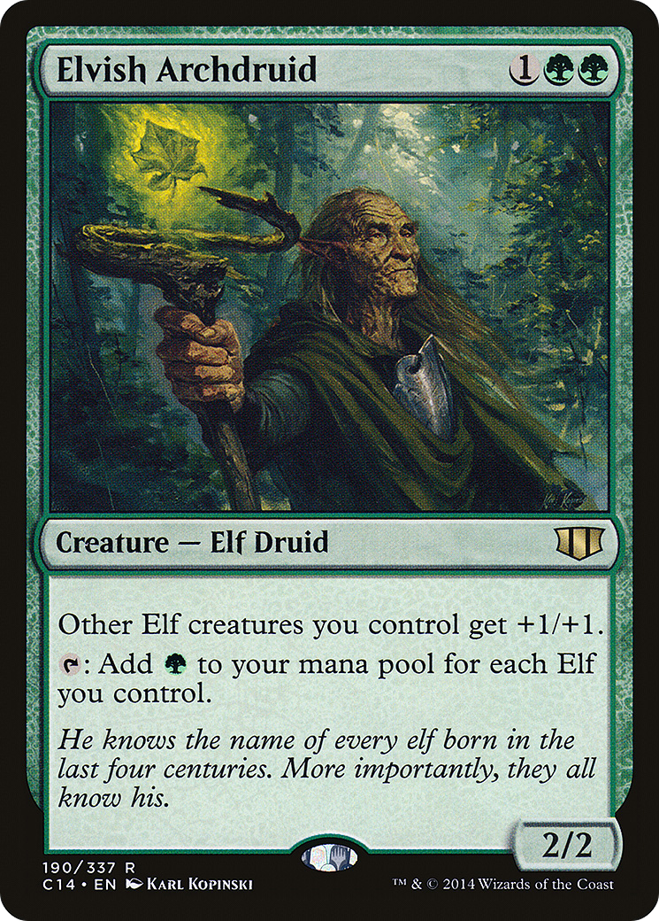 {R} Elvish Archdruid [Commander 2014][C14 190] - Misty Mountain Games