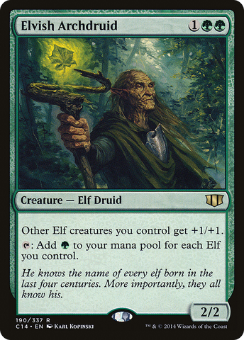 {R} Elvish Archdruid [Commander 2014][C14 190]