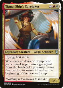 {C} Tiana, Ship's Caretaker [Dominaria][DOM 208]