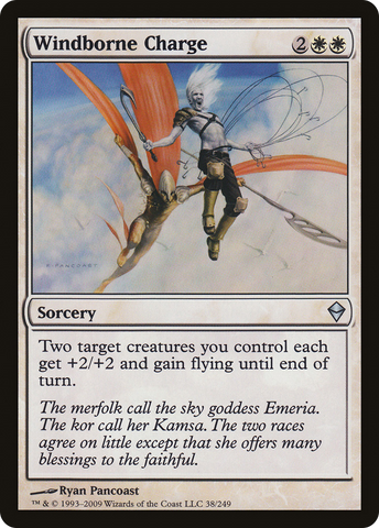 {C} Windborne Charge [Zendikar][ZEN 038]