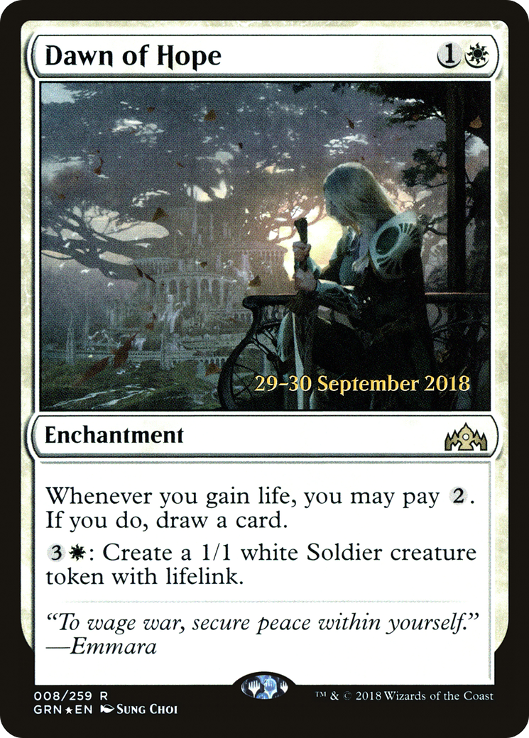 {R} Dawn of Hope [Guilds of Ravnica Prerelease Promos][PR GRN 008]