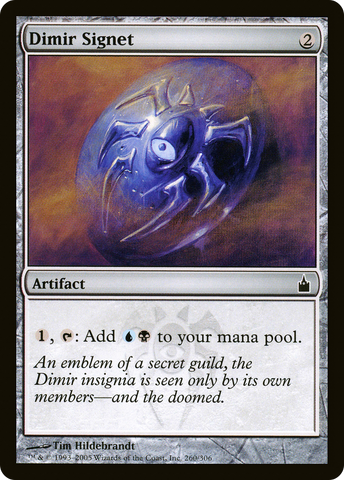 {C} Dimir Signet [Ravnica: City of Guilds][RAV 260]