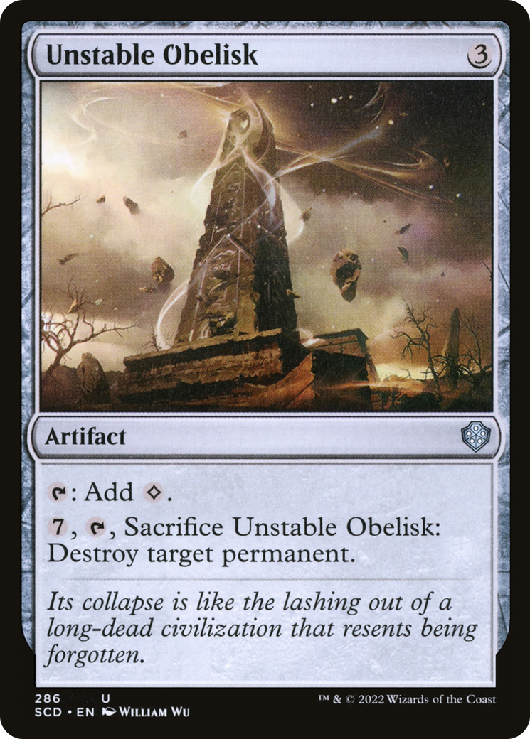 {C} Unstable Obelisk [Starter Commander Decks][SCD 286]
