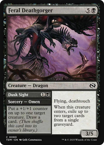 {@C} Feral Deathgorger [Tarkir: Dragonstorm][TDM 080]