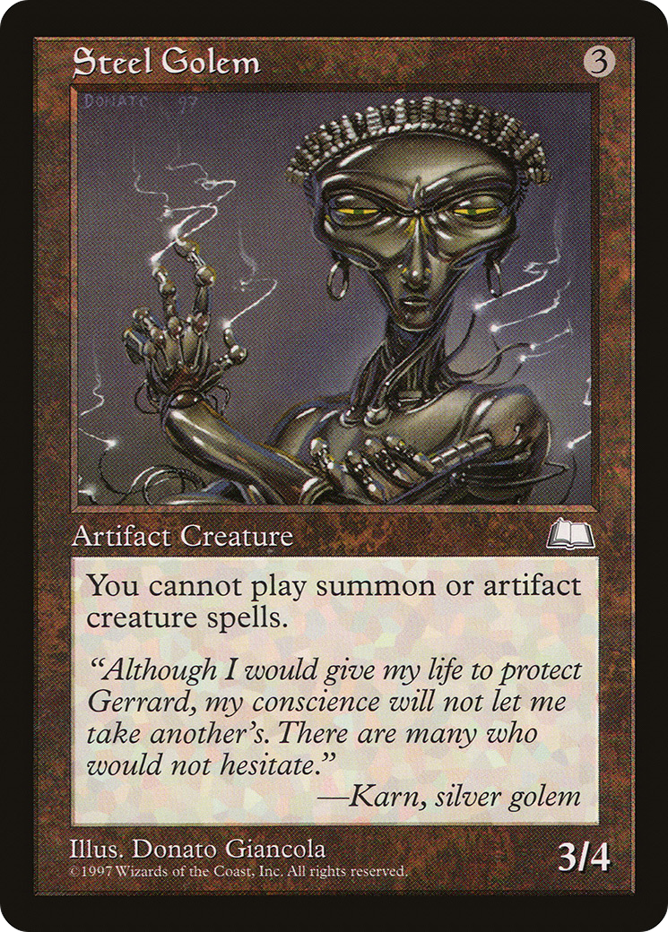 {C} Steel Golem [Weatherlight][WTH 157]