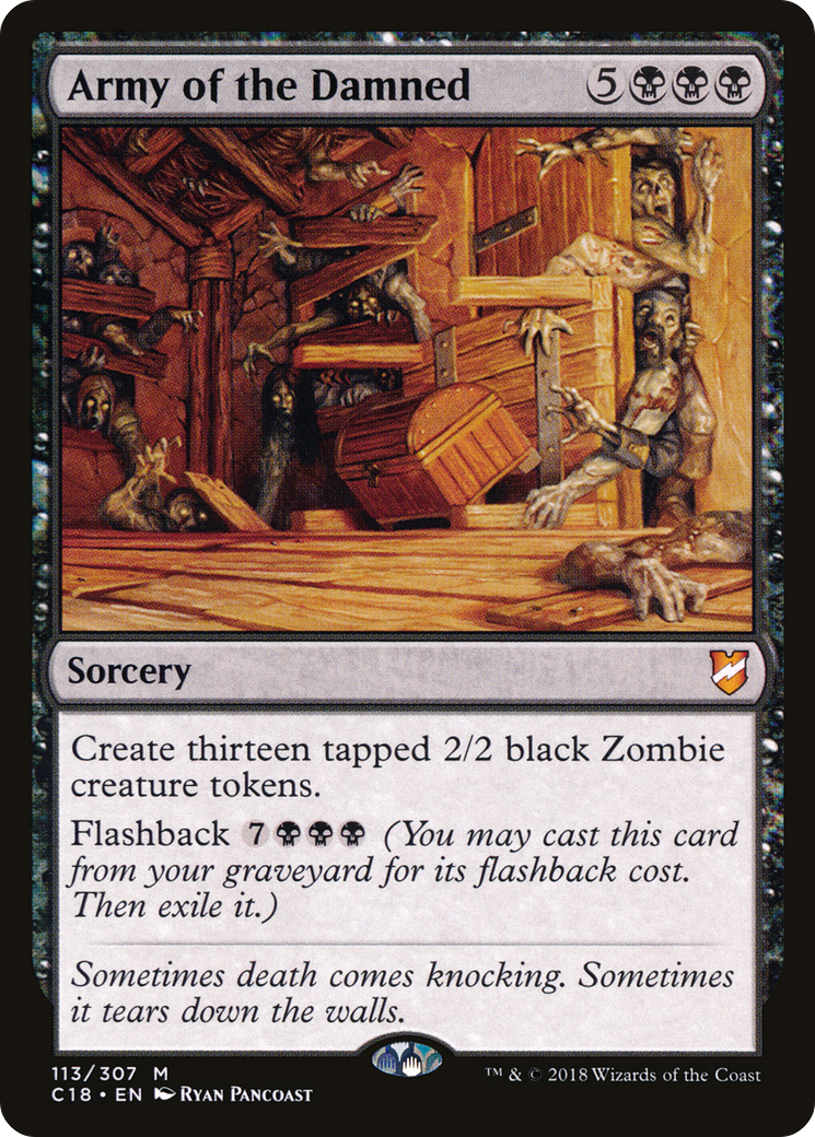 {R} Army of the Damned [Commander 2018][C18 113]