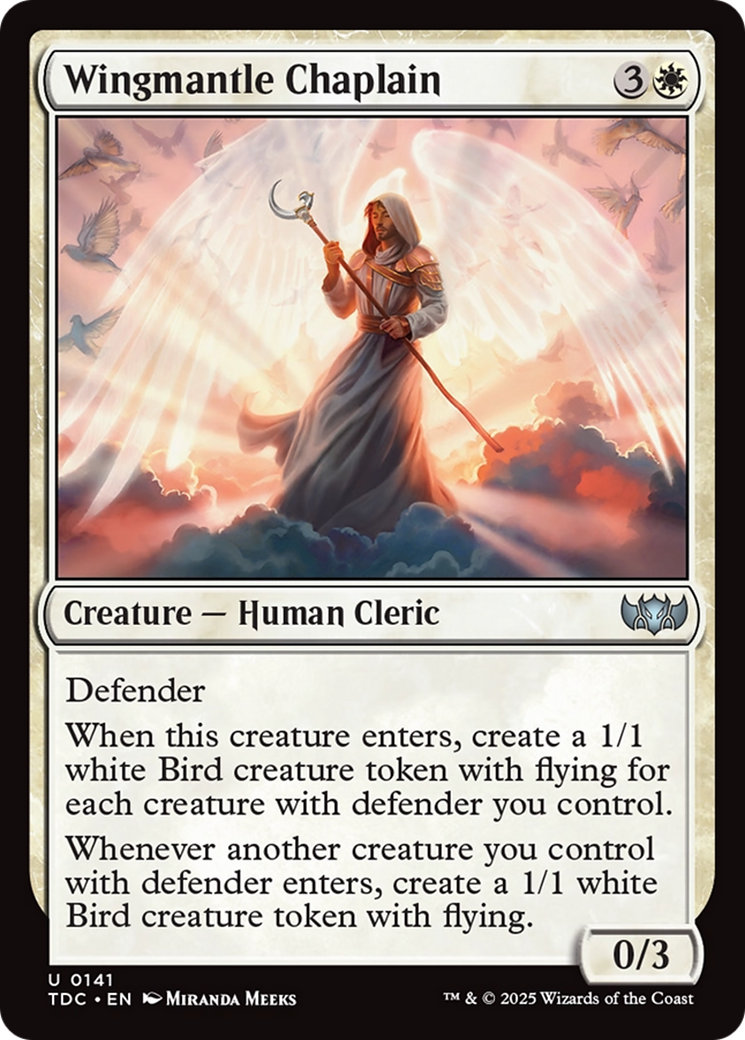 {C} Wingmantle Chaplain [Tarkir: Dragonstorm Commander][TDC 141]