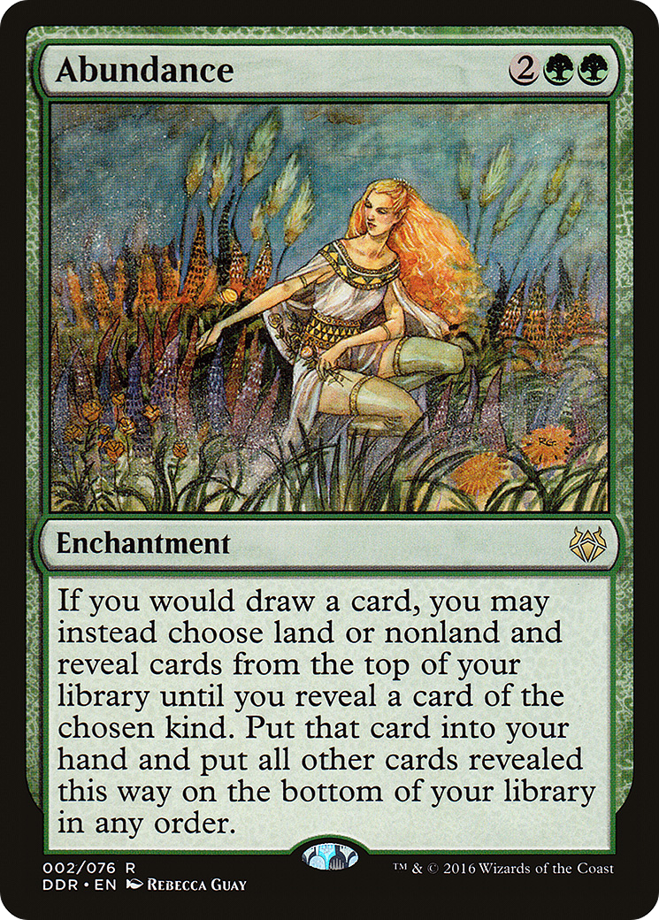 {R} Abundance [Duel Decks: Nissa vs. Ob Nixilis][DDR 002] - Misty Mountain Games
