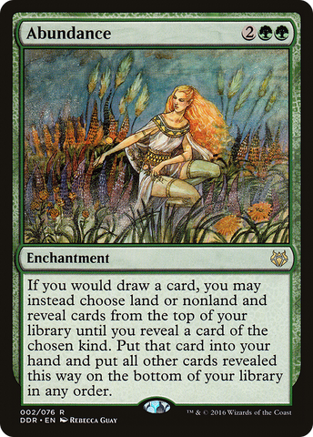 {R} Abundance [Duel Decks: Nissa vs. Ob Nixilis][DDR 002]
